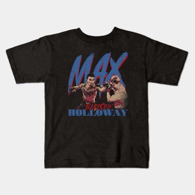 Max Holloway Strike Kids T-Shirt by artbygonzalez